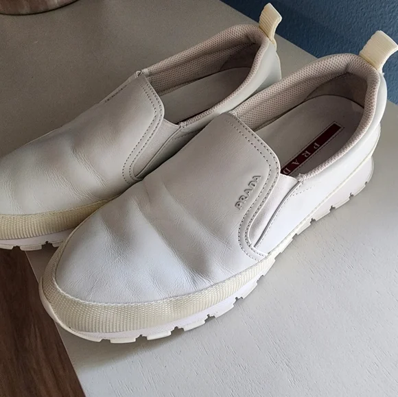 Authentic Prada Slip-On Sneakers